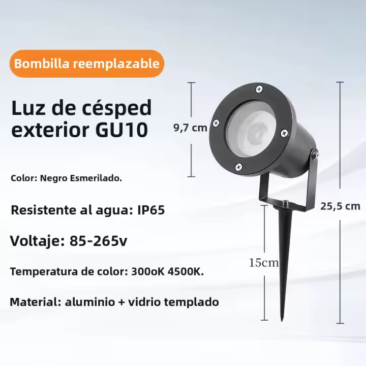 Lámpara De Jardín LED IP65 Impermeable Luz De Escenario Al Aire Libre Para Paisajismo Y Decoración De Caminos Luz De Fosa Exterior - 1