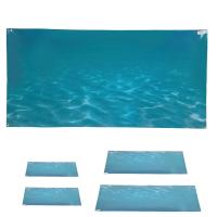 Papel De Parede Para Acuario Decoración De Pared Con Patrón Marítimo 3D Adhesivo PVC Estilo De Peces Para Decoración De Acuarios - details 1