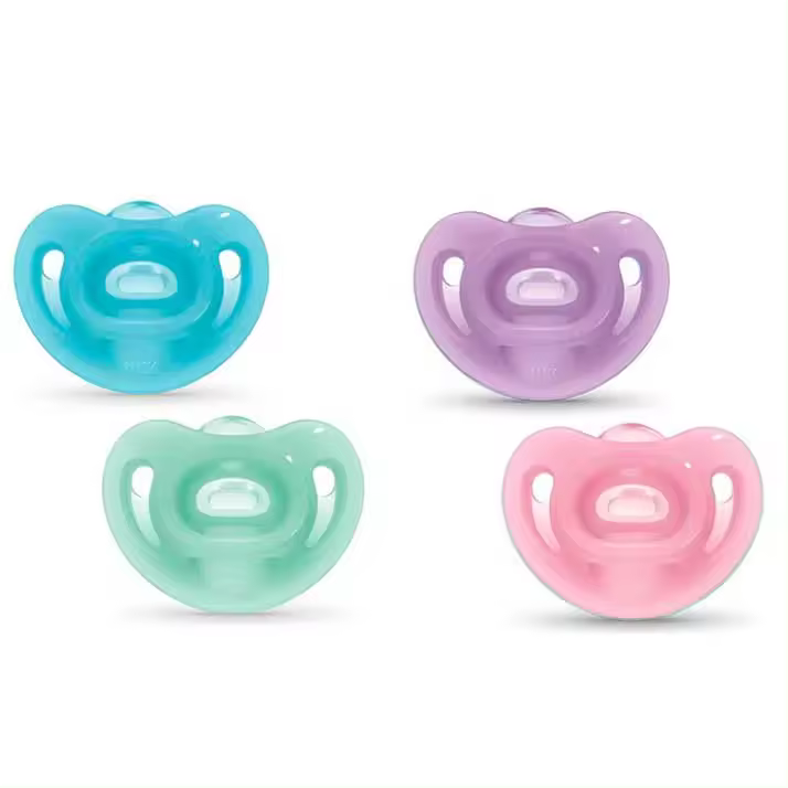 Chupete Nuk Sensitive Silicona 0-6 Meses 2 Uds - 1