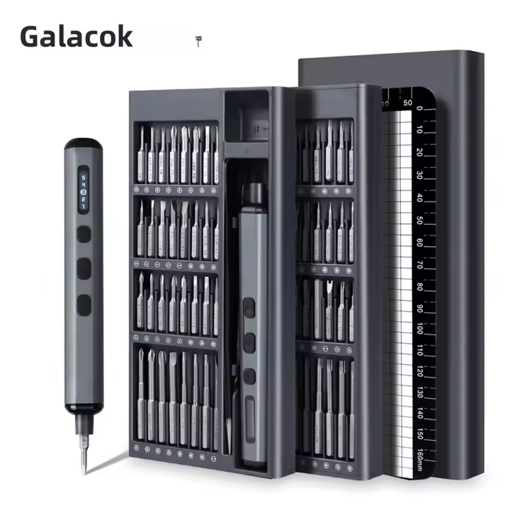 Juego De Destornilladores Magnéticos Eléctricos 68 En 1 Con 5 Bits De Torx Y Phillips Precisos Controlados Por Torque Herramienta De Reparación Sin Cable Para DIY En El Hogar - 1