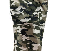 Pantalon cargo Hombre Casual,  Camuflaje Militar Largo sin Puños,  Cintura Elástica con Cordón Ajustable, 4 Bolsillos - Primavera y otoño - NK229 - details 3