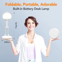 Lampara Escritorio Portátil LED, 120-500 Lumen Flexo LED Escritorio, USB / Recargable 5 Modos Flexo Escritorio, Lampara LED Escritorio Plegable & ajustable,Lampara de Mesa,Lampara de Escritorio, Luz Escritorio Lamparas LED - details 14