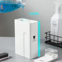Botella De Detergente De Lavandería Reutilizable De 1000ml Organizador De Baño Ecológico Para Softener Y Líquido De Lavado - details 4