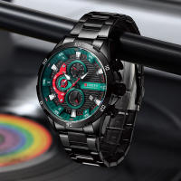 Reloj De Pulsera Curren 8402 Para Hombre Estilo Casual Y De Negocios Cronógrafo De 6 Manos Acero Inoxidable Resistente Al Agua - details 18