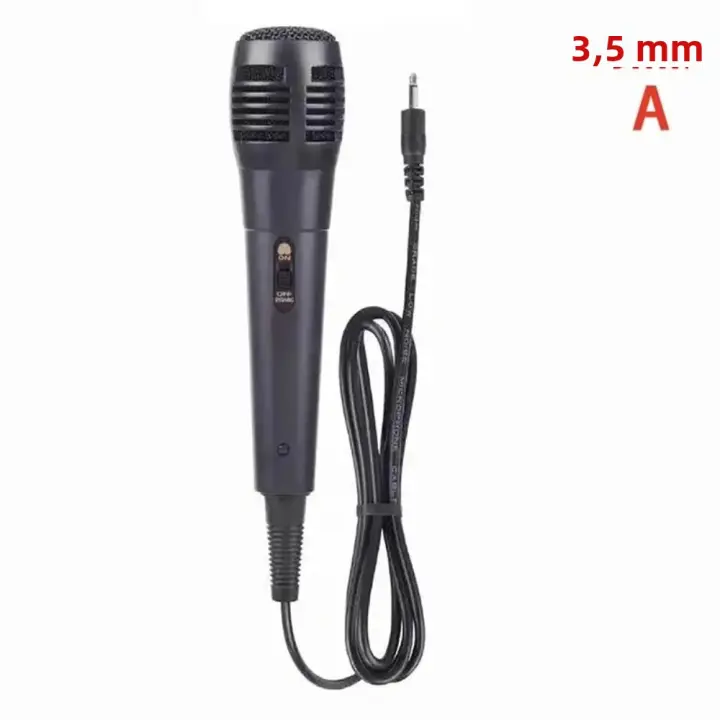 Micrófono Profesional Dinámico Con Cable Para Karaoke Y Grabado De Voz Con Tubo De Voz 6,35mm/3,5mm Condensador Estilo Auricular - 1