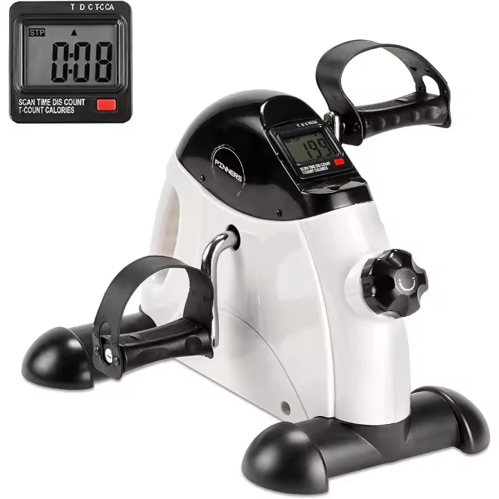 PINNERS Pedales Estáticos Para Ejercicio en Casa, Mini Bicicleta Estática, Pedaleador Estático, Aparato de Ejercicio en Casa, Pedales Personas Mayores, Pedaleador para Ancianos, Pedalier Estático - 1