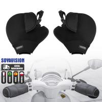 Guantes Calientes De Invierno Para Motocicleta Muff De Manillar Protección Para Scooter ATV UTV Impermeables Y Cálidos - details 19