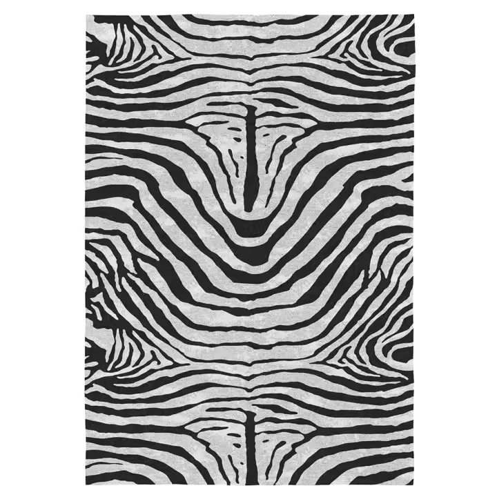 RUGS&RUGS - Alfombra decorativa YAUNDÉ negro. Varios tamaños disponibles. - 1