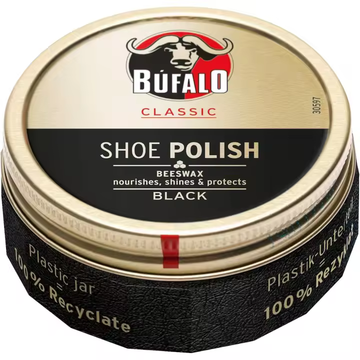 Bufalo Classic - Crema para Zapatos Negro - Piel Suave y Flexible - 1