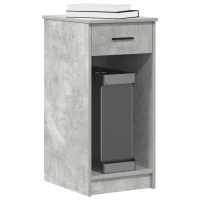 vidaXL Torre de ordenador con cajón 35x45x77 cm en color Blanco/Roble Sonoma/Gris sonoma y más - details 7