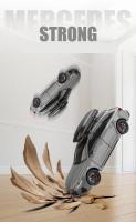 Coche De Juguete Audi RS6 1:24 Con Luz Y Sonido Vehículo De Carreras a Escala Puertas Abreables Regalo Para Niños Coleccionable Metal - details 4