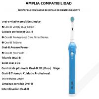 Cabezas De Repuesto Para Broca Eléctrica 24pcs Suave Bristle Dupont Para Cepillo De Dientes Oral B Nozzles SB-17A Para Adultos - details 1