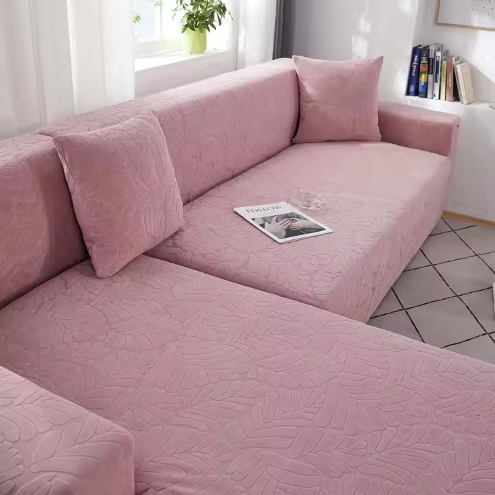 Fundas para Sofa Elastica 3/2/4/1 Plazas Funda De Sofa Chaise Longue L Cubierta De Sofá Ajustables Universales Cubre Sofa De Protector para Sofás Verano Mascotas Funda Sofa Gatos - 1
