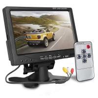 Monitor De Coche HD 7 Pulgadas Pantalla TFT LCD 1024X600 Con Cámara Trasera Para Seguridad Doméstica CCTV 12V/24V Pantalla Retrovisor - details 8