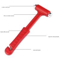 Martillo De Seguridad Para Coche Herramienta De Rescate Emergencia Portátil Corte De Cinturón De Seguridad Plástico Universal - details 6