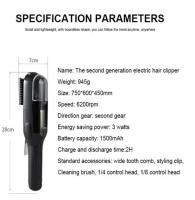 Recortadora eléctrica de puntas abiertas para el cabello, removedor automático de puntas abiertas, reparación de cabello dañado - details 2
