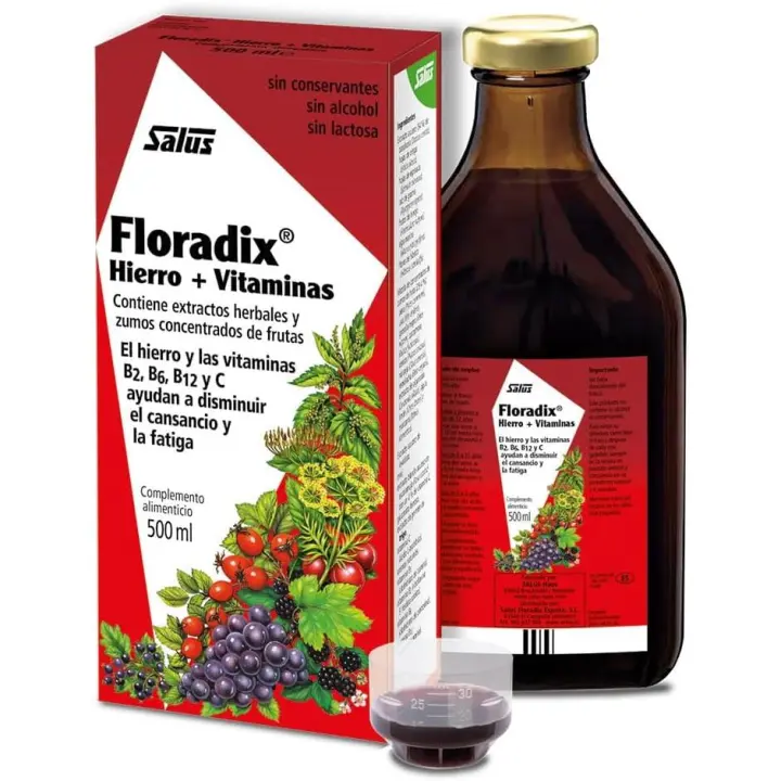 Floradix Jarabe 500 ml Salus - 1