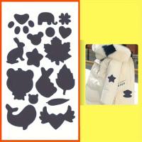 Chaqueta De Poliéster Con Patrón De Flores Autocolantes Reparación Permanente Lavable Hilo Libre Manual Pequeño Tamaño - details 4