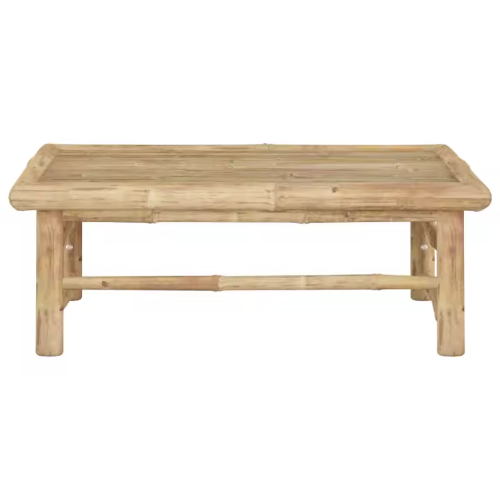 vidaXL Mesa de jardín de bambú 65x65x30 cm Conjunto Terraza Muebles Jardín Exterior Juego de Muebles de jardín Mueble Jardín Exterior Muebles de Salon Exterior - 1