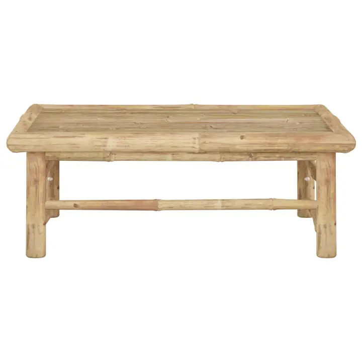 vidaXL Mesa de jardín de bambú 65x65x30 cm Conjunto Terraza Muebles Jardín Exterior Juego de Muebles de jardín Mueble Jardín Exterior Muebles de Salon Exterior - 1