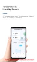 Sensor De Temperatura Y Humedad Tuya Mini Con Pantalla LCD Compatible Con APP Bluetooth Control Remoto Termómetro Y Higrómetro - details 5