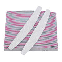 10Pcs Bloques De Lijado Para Uñas 100/180 Y Pulido Para Uñas De Gel UV Herramientas De Manicura Y Pedicura Cuidado De Uñas Grey Boat - details 6