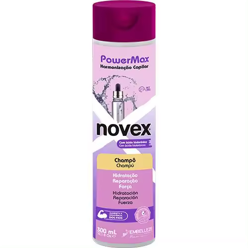 Champú Novex PowerMax Ácido Hialurónico sin sal 300ml - 1
