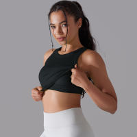 Sujetador Deportivo De 2 Niveles Para Mujer Sexy Yoga Alta Soporte Impacto Deporte Ropa Interior Correr Secado Rápido Top Deporte Gimnasio Con Almohadillas - details 20