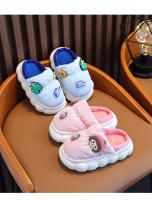 Chupines De Algodón Para Niños Y Niñas Resistentes Al Agua Para El Invierno Zapatos De Lana Para El Hogar Cómodos Y Seguros - details 8
