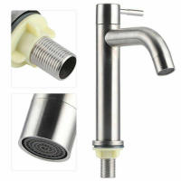 Grifo de Baño de Acero Inoxidable Plateado Grifo de Counter de Hielo Frío Individual - details 3