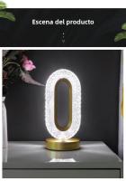 Lámpara De Mesa LED De Cristal Con Control Remoto Y Toque Recargable Iluminación De Dormitorio Decoración De Sala De Estar Fuente De Luz LED Incluida - details 10