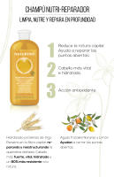 Naturtint Champú Nutri-reparador sin parabenos, siliconas ni sulfato. Limpia y Nutre en Profundidad, Reduce la Rotura y Repara Puntas Abiertas, para Cabellos Seco y Maltratado, 99% Ingredientes Naturales, ECOCERT, 330ml - details 1