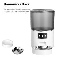 Comedero Gato Automatico+2.2 Fuente para Gatos - 5G/2.4G WiFi Dispensador Comida Gatos - Comedero Automatico Gato Conectar App - Alimentación a Distancia - 1-10 Comidas al Día - 10s Voz - Doble Alimentación - 4L - details 13