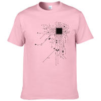 Camiseta De Algodón Para Hombre Verano 2023 Con Diagrama De Circuito Del Procesador CPU Moda Casual Estilo Top Fashion #303 - details 3