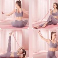 Nueva 2024 Correa Elástica De 8 Caracteres Para Ejercicio En Casa Equipo De Fitness Auxiliar De Yoga Para Mujer Estirador De Espalda Abierta Belleza - details 5