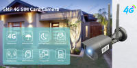Cámara De Seguridad IP 5MP WIFI 3G 4G SIM GSM Visión Nocturna IR Cámara De Vigilancia Exterior Resistente Al Agua IP66 Para CCTV Onvif - details 2