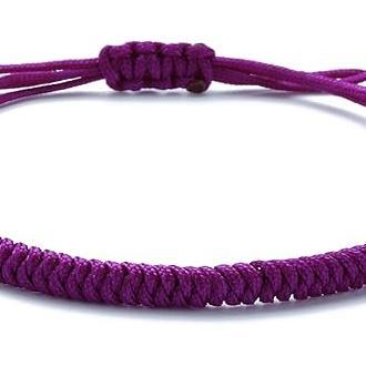 Pulsera hecha a mano de la buena suerte para mujeres, hombres y adolescentes. ¡Tamaño ajustable! Regalo de amistad