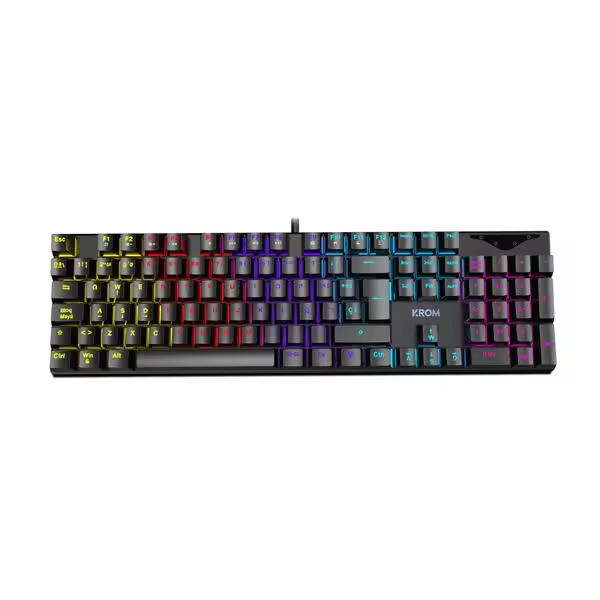TECLADO MECANICO GAMING KROM KASIC RGB - SWITCH RED - 1