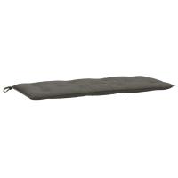 vidaXL Cojín para banco de jardín tela 120x50x7 cm Color Antracita melange,  Gris claro melange,  Gris oscuro melange y mas Cojín Decorativo de Asiento Cojines de muebles de salon - details 8