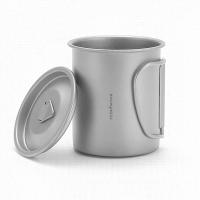 Taza De Camping De Titanio 450ml Utensilios De Cocina Para Exteriores Set De Cocina Para Viajes Y Pícnic Equipamiento De Mesa De Turista - details 3