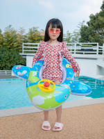 Anillo Inflable De Natación Para Bebé Rooxin Asiento De Flotador Para Niños Equipo De Juego En La Playa Y Agua Color Como En La Imagen - details 8