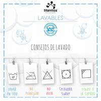 Titanitos deportivas de piel lavables respetuosas mod. B500 Dinosaurios en color blanco - details 3