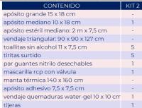 BOTIQUÍN DE MANO K16    Perfecto para coche, moto, baño, cocina,... - details 0