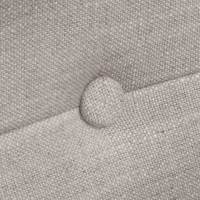 DHOME Cabecero de Lino Natural con Botones y Patas de Madera Cabezal Tapizado Cama Dormitorio Moderno - details 4