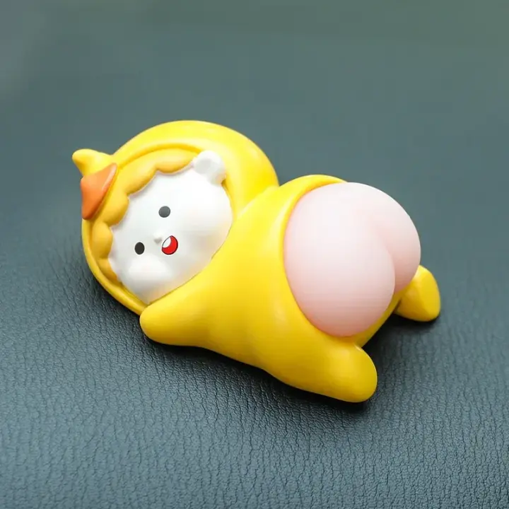 Adornos De Coche Decorativos Juguetes De Dibujos Animados QQ Muñecos Lindos Accesorios Interiores Para El Vehículo - 1