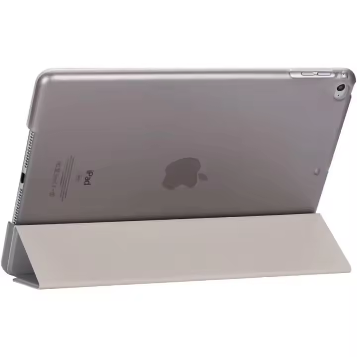 Funda inteligente delgada de cuero magnético para apple iPad Pro 9.7", carcasa protectora trasera dura transparente de cristal，Protectora Plegable Trasera Translúcida Durable (Auto Sueño/Estela) para Apple iPad Pro 9.7 Pulgadas 2016 Tableta, - 1