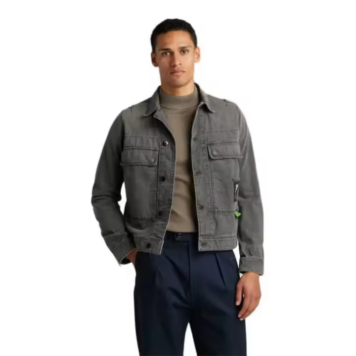 G-star Chaqueta Utility Flap Pocket Gris - 1