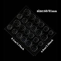 Adhesivos Para Uñas Doble Cara 25 Hojas/600 Piezas Pegatinas De Póster Super Adhesivos Impermeables Transpirables Para Uñas Postizas Jelly Glue - details 1