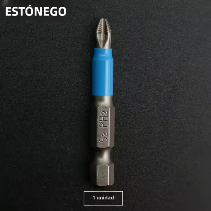 STOENGO Brocas De Destornillador Magnéticas Con Cabeza Cruzada Y Punta Eléctrica Antideslizante 50MM Conjunto De Herramientas De Taladro Y Destornillador De 1/4" Hex Shank Para Carpintería Y Obras Domésticas - 1