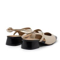 Zapatos casual mujer D'ANGELA DXF28110NEGR SALON DESTALONADO NEGRO-BEIG 35640 25V - details 1